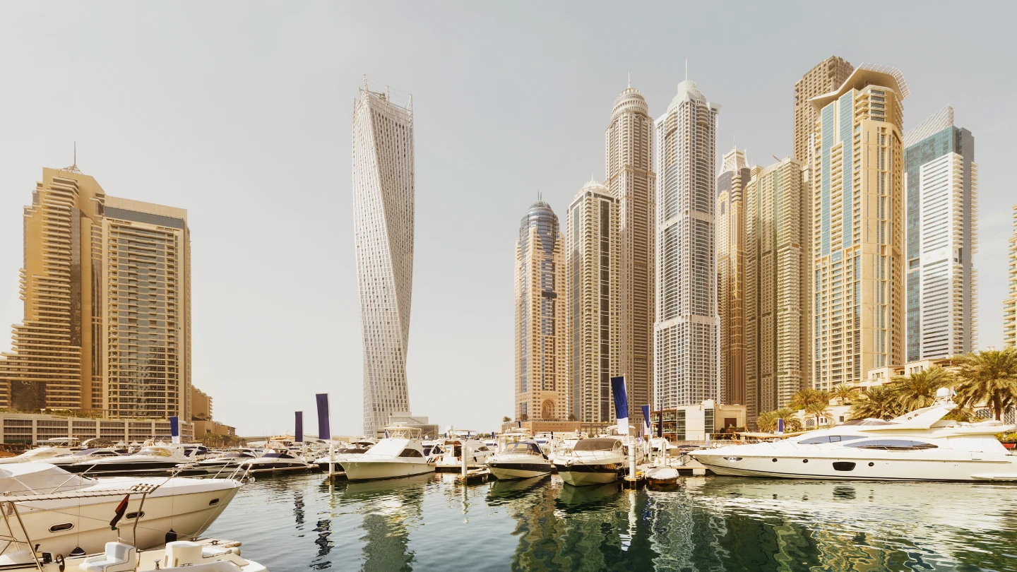 dubai marina skyline png 